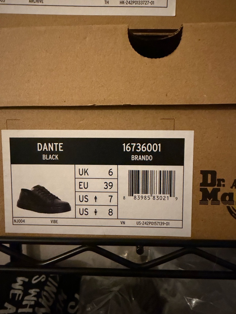 NIB Dr. Martens Black Leather Dante - Picture 15 of 15
